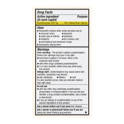 Pain Relief Foster & Thrive™ 650 mg Strength Acetaminophen Capsule 100 Per Bottle